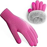 Kids Winter Gloves for Boys Girls Children Toddler Thermal Wool Knit Gloves with Insulated Fleece Lining Keep Hand Warm Gift