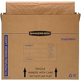 Bankers Box 4-Pack Large TV/Picture/Mirror Moving Boxes | Protect TVs, mirrors, and framed art with rigid moving boxes sized for flat, fragile items.