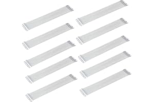 Bstinay 10PCS 24 Strands Snare Drum Wire Sturdy 14 Inches Snare Drum Spring Silver