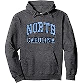 NORTH CAROLINA - Throwback Design - Classic Pullover Hoodie