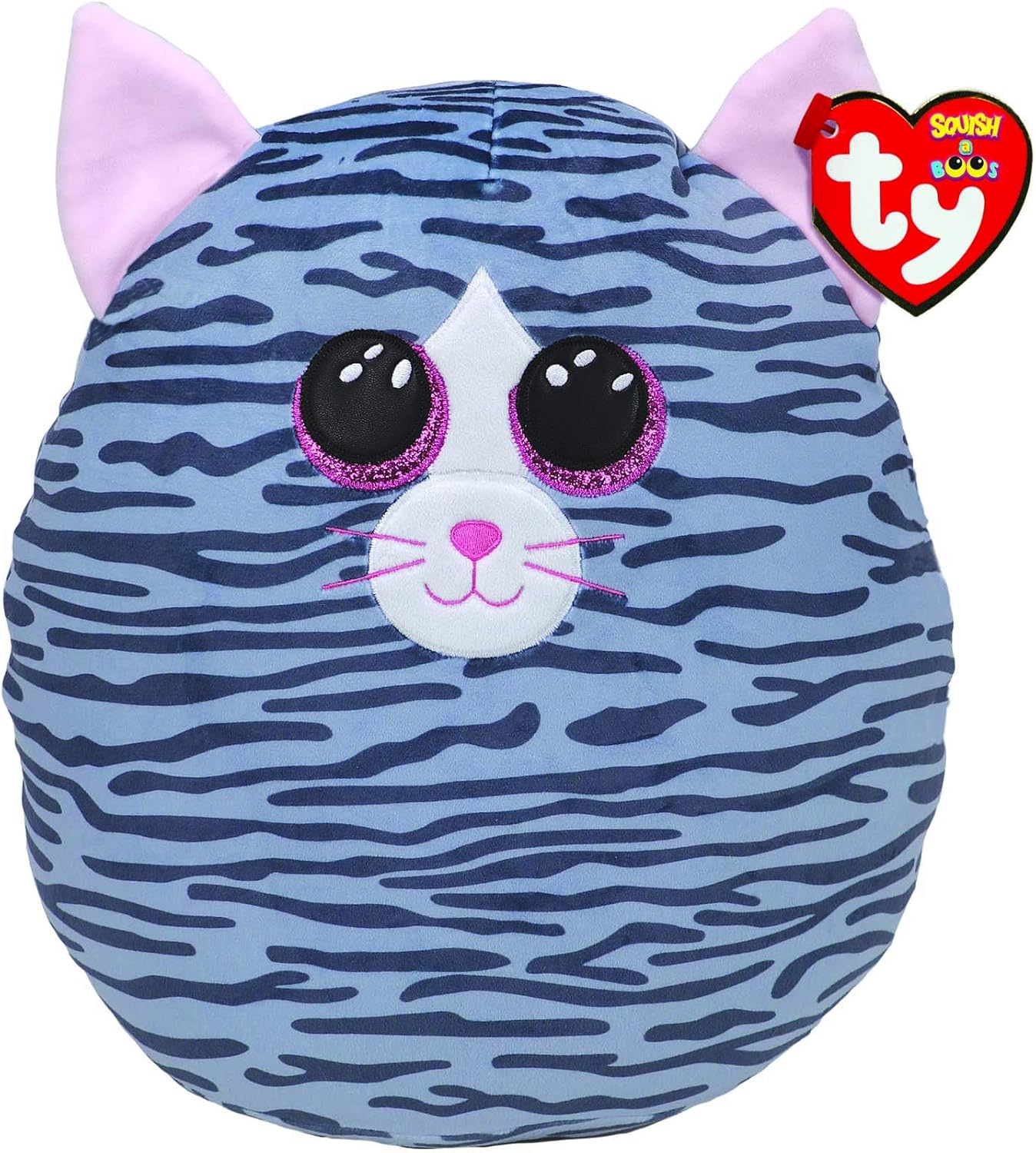 Ty Squish A Boos Coussin Peluche Enfant Kiki Le Chat cm Ty Amazon Fr Jeux Et Jouets
