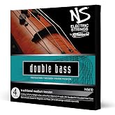 D'Addario NS Electric Traditional Bass String Set, 3/4 Scale, Medium Tension