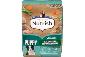 Nutrish Rachael Ray Dry Dog Food Puppy, Real Chicken & Brown Rice Recipe, 13 lb. Bag