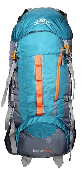 Mount Track Discover 9107 Rucksack, Hiking Backpack 75 Ltrs Green with Rain Cover