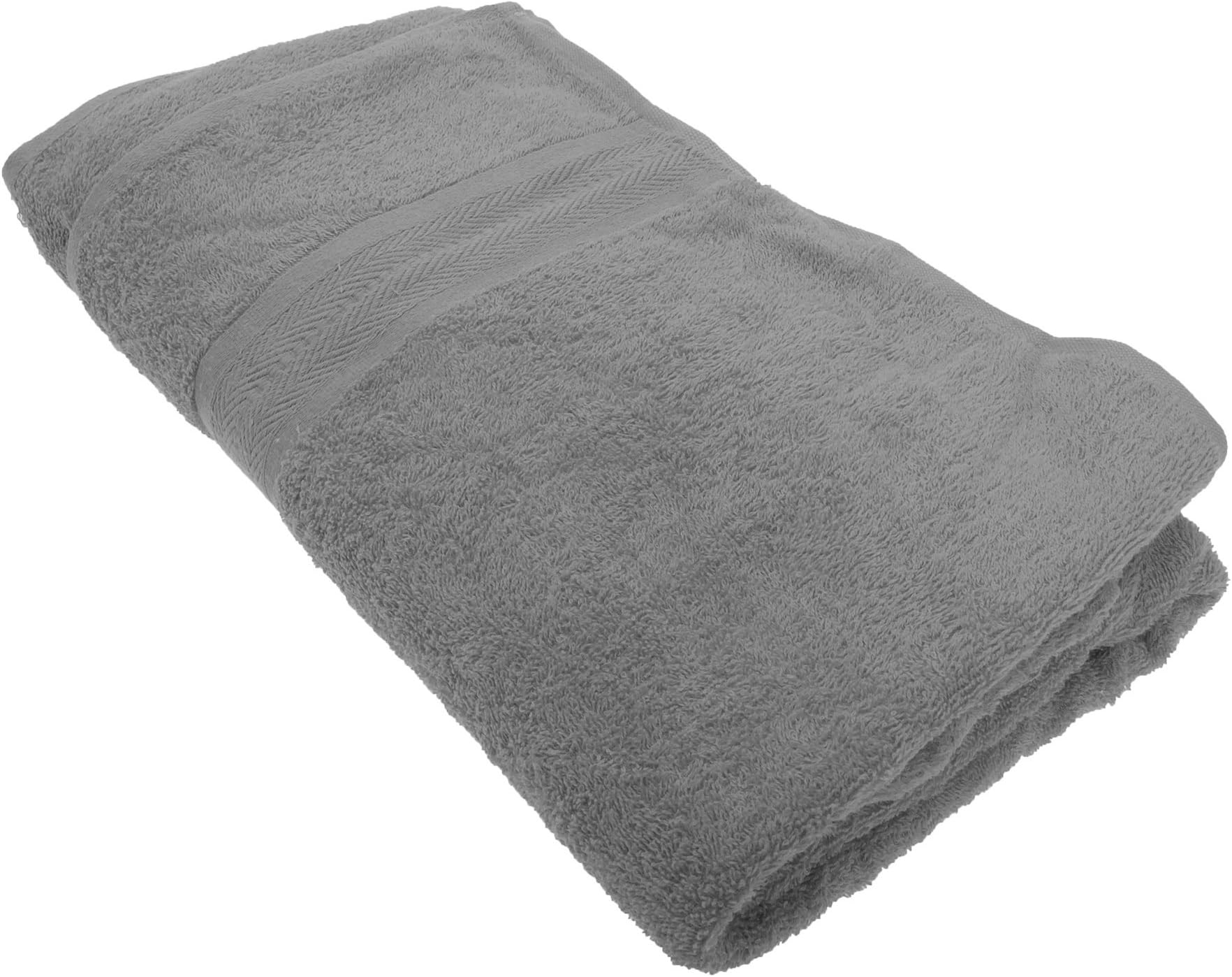 Jassz Beach/Bath Plain Sheet Towel 100cm x 180cm (350 GSM) (One Size) (Grey)