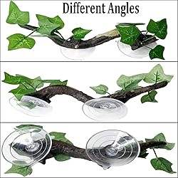 PINVNBY 2 PCS Reptile Corner Branch Terrarium Plant