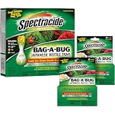 Spectracide Bag-A-Bug Japanese Beetle Trap Bundle, 1 Trap &amp; 2 Refills | Includes 1 Trap &amp; 2 Lure Refills, Protects Roses, Grapes, Fruit Trees &amp; Vegetables, Traps Beetles Over 5,000 Sq. Ft. Area