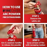 Firechief 600g ABC Powder Fire Extinguisher with Bracket – 5 Year Guarantee view 8
