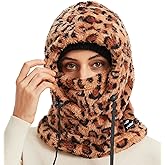 Meilzer Ski Mask Balaclava Wind-Resistant Winter Face Mask for Women/Men Adjustable Warm Hood Cover Hat Cap Scarf