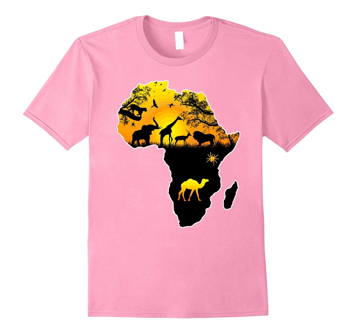 African safari t-shirt Africa map t-shirt-FL – Sunflowershirt