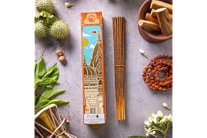 Phool Luxury Incense Sticks - Sandalwood. Free Wooden Stand Inside Box