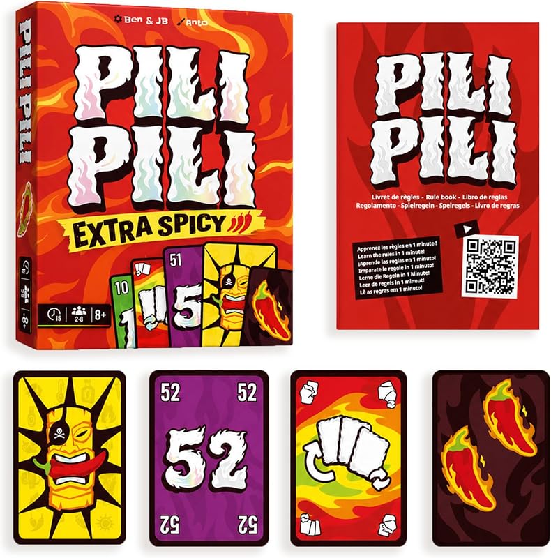 PILI PILI Extra Picante - Jogo de Cartas Trucada - Desde os 8 anos