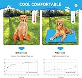 SNMIX Dog & Cat Cooling Mat Large 90x50 cm Blue Self-Cooling Gel Pad view 5