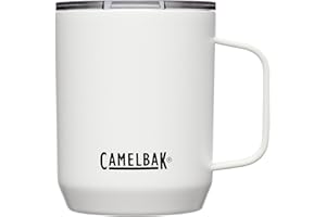 CamelBak Horizon 12oz Camp Mug - Insulated Stainless Steel - Tri-Mode Lid - White
