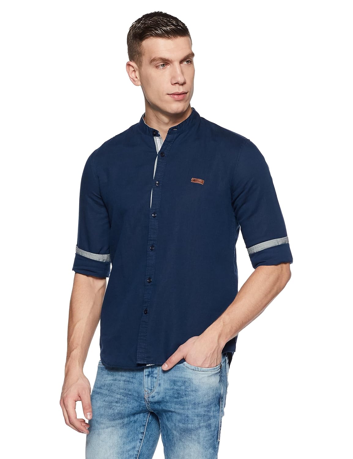 symbol amazon brand men's casual regular fit shirt
