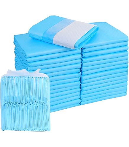 100 Matelas à Langer Jetables - Tissu Non Tissé - Absorbants - Pour Bébés, Adultes, Animaux