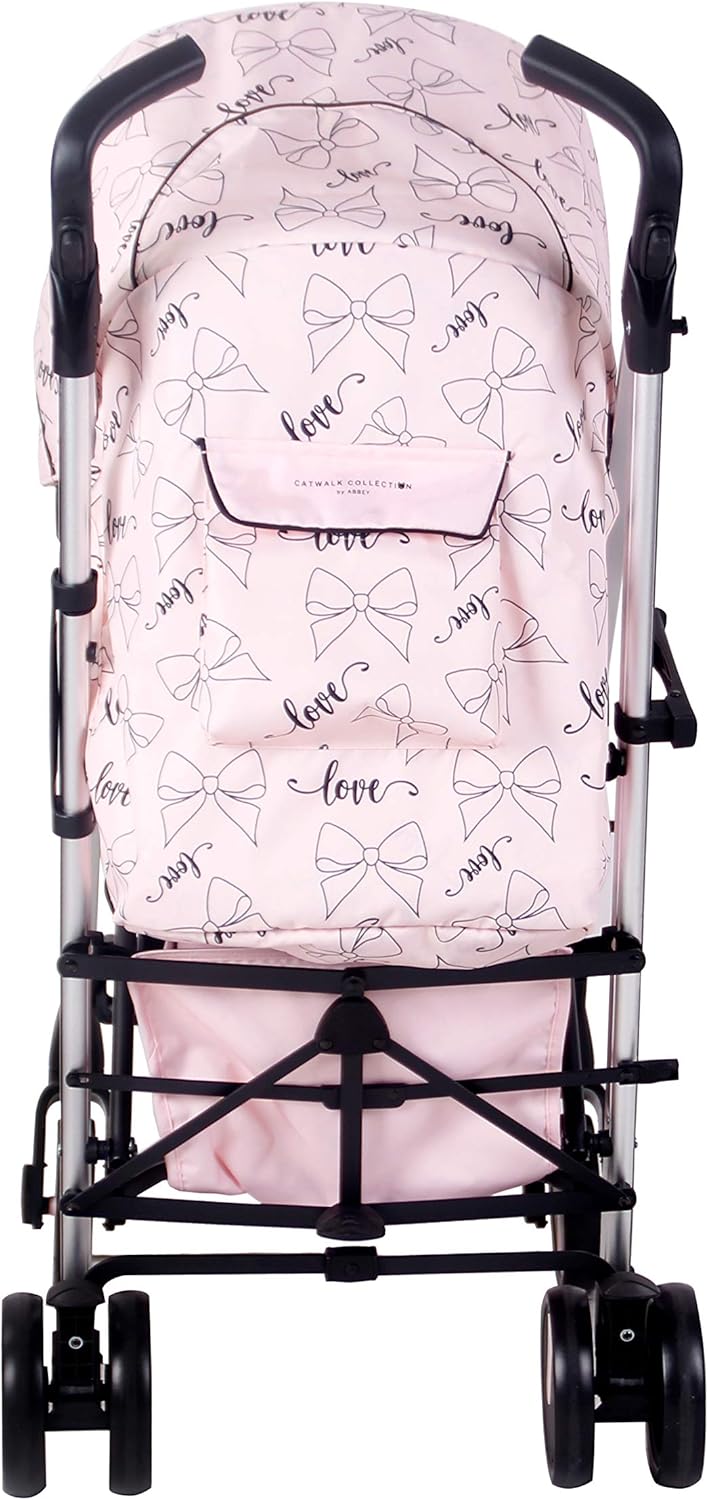 my babiie pink bow stroller