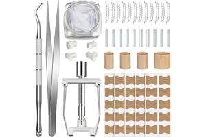 GJNL Ingrown Toenail Removal Kit Includes Ingrown Toenail Corrector, Tweezer, 50pcs Nail Patches,12 Nail Retainer,10 Toenail Corrector Strips