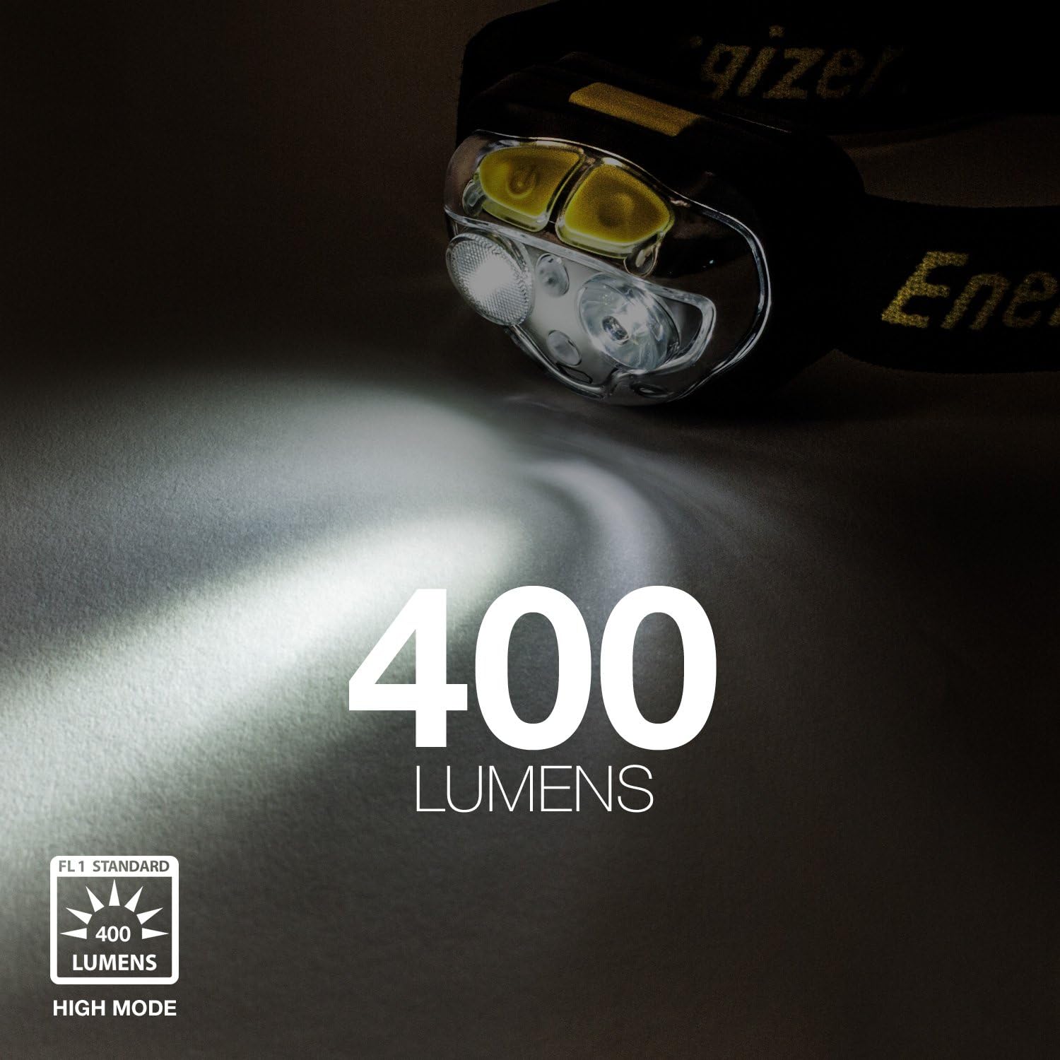 Energizer LED Headlamp Flashlight, 400 High Lumens, For Camping, Running, Hiking, Emergency Light, Survival Kit Head Lamp, Rechargeable Headlamp, Water-Resistant Headlight, 6 Modes, 400 Lumens : Sports & Outdoors
