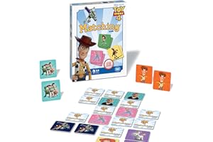 Wonder Forge Toy Story 4 Matching Game | Build Focus and Memory with Woody, Buzz, and Beloved Pixar Characters | Fun and Engaging Activity for Kids Ages 3+