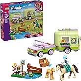 LEGO Friends Horse & Baby Foal Trailer Building Toy for Girls & Boys - Pretend Play Set for Kids, Ages 7+ - W/Autumn & Matild