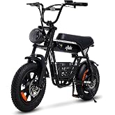 isinwheel Electric Bike Adults Peak 1000/1500W Ebike, 35/20+ MPH, 35/75 Miles Electric Motorcycle with 13/20AH Battery, 16/20" Fat Tire Electric Dirt Bike, E-Bike Full Suspension, R/L Turn Headlight