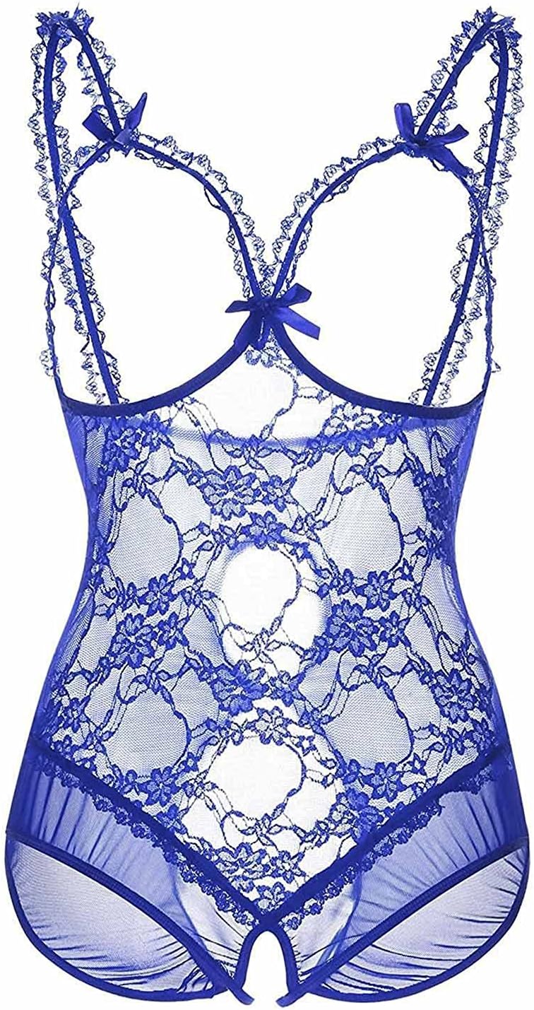 Plus Size Lingerie for Women Sexy Lingerie Bodysuit One Piece Teddy Black