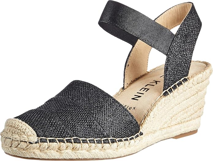 anne klein zessy leather espadrilles