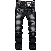 JUNBAOSS Men's Slim Fit Jeans Stretch Ripped Skinny Jeans for Men, Fashion Straight Leg Comfort Flex Waist Casual Pants
