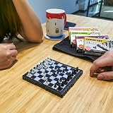 JJ PRIME Magnetic Travel Board Games Set of 4 Chess Draughts Ludo Snakes & view 7