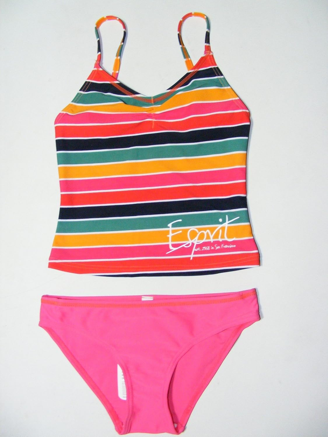 ESPRIT Esprit Mädchen Tankini/ Bikini gestreift Z1205, Größe128/ 134