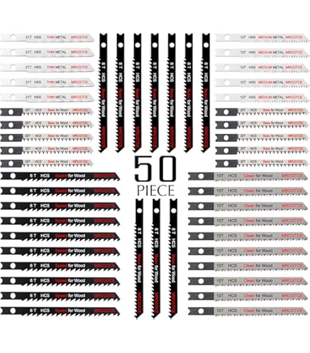 Diablo Lames De Scie Sauteuse Bi-métal à Tige En T 5/10 TPI Pour Les Coupes Generales 5 14 Paquet De 5