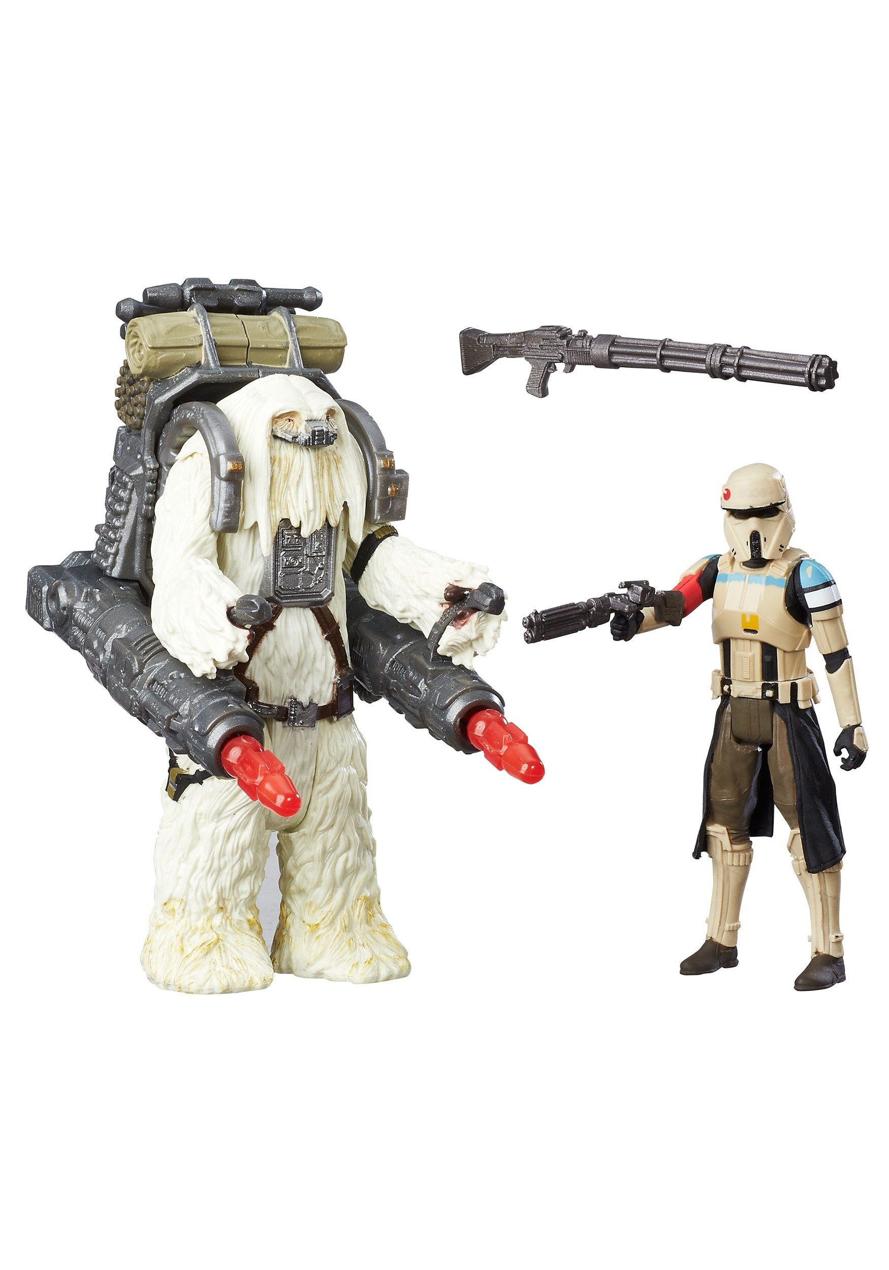 Star Wars - B7261 - Scarif Stormtrooper Squad Leader and Moroff 3.75 Inch Action Figure Playset