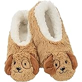 Snoozies Slipper Socks Animal Furry – Cozy, Foldable Slippers for Women, Non Slip Socks for Travel & Indoors