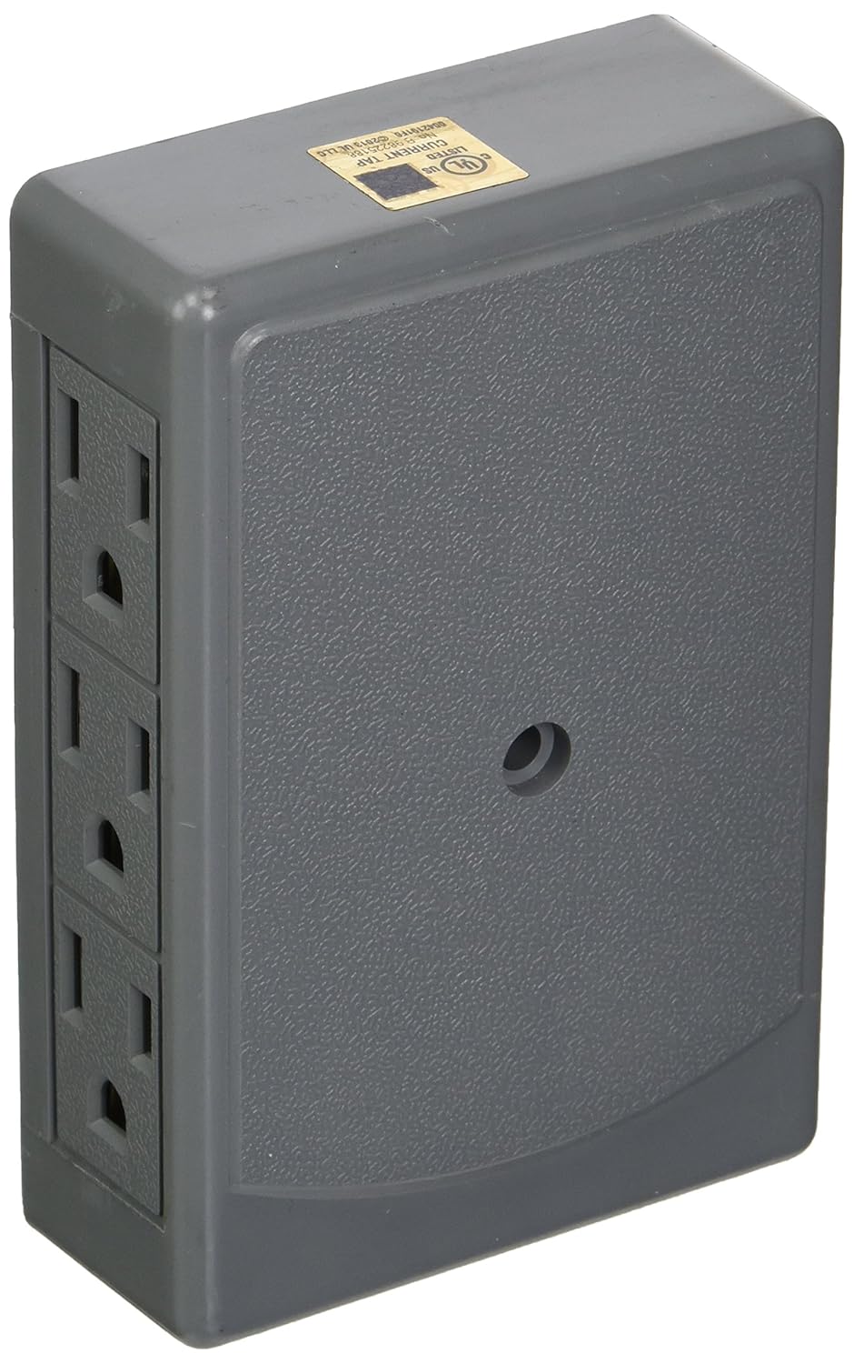 Electrical Socket Outlet Adapter Splitter 2 Side Entry 6Way InWall
