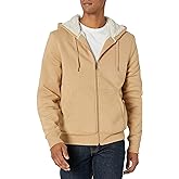 Amazon Essentials Hoodie For Men, Sherpa-Lined Full-Zip Fleece Sweatshirt