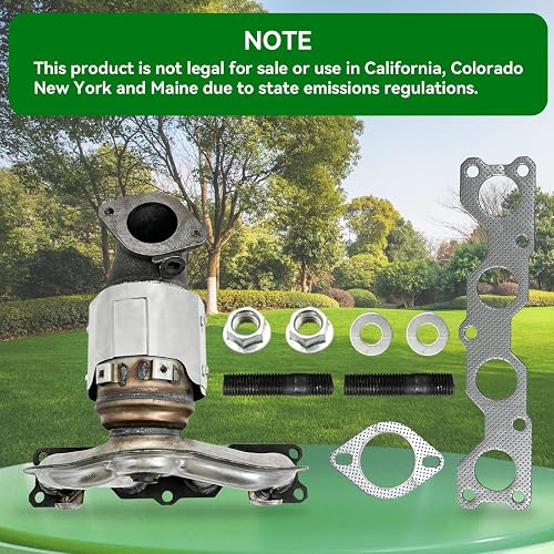 Blrack Catalytic Converter – Compatible With 2013-2016 Hyundai Santa Fe Sport & Kia Sorento 2.4L