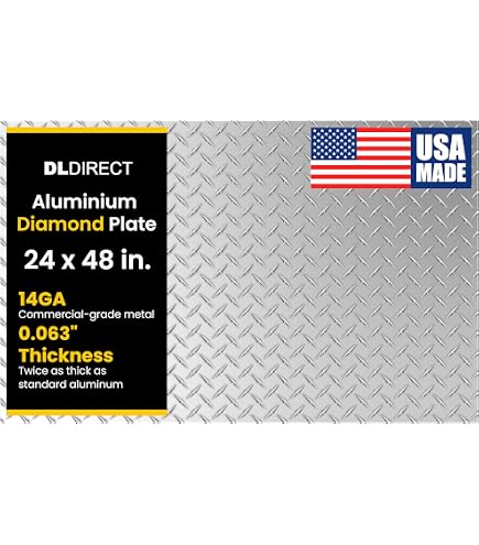 5052 Aluminum Sheet Plate – .188" (3/16") Thick – Mill Finish – 12" X 12" – Metal Remnants