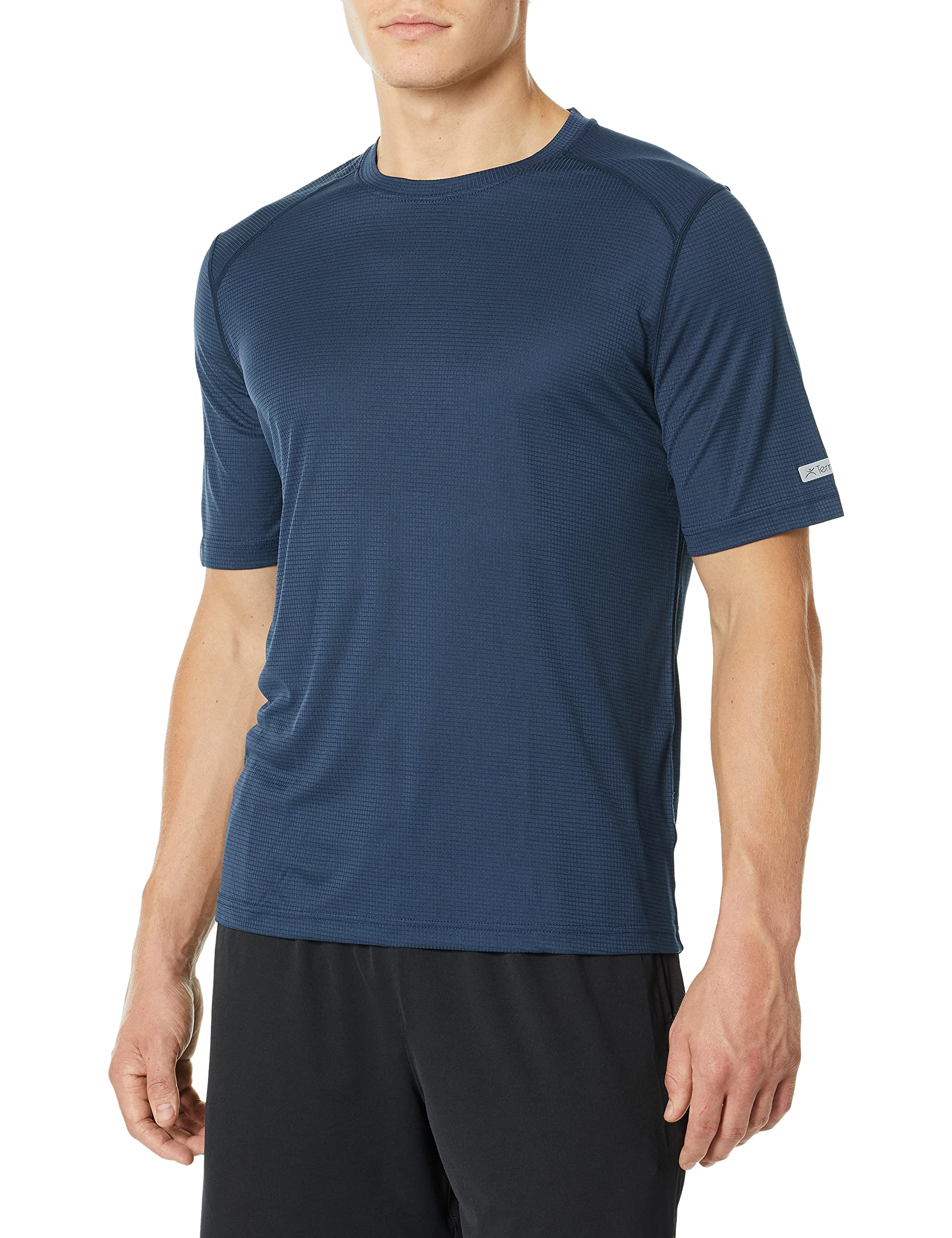 Terramar Men's M Ss Transport Tee, Twilight, S