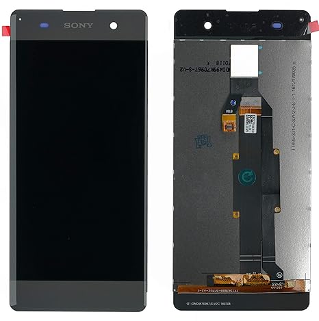 Sony Xperia XA F3111 Displaymodul Display Glas Touchscreen LCD Flex Kabel Leitung - schwarz