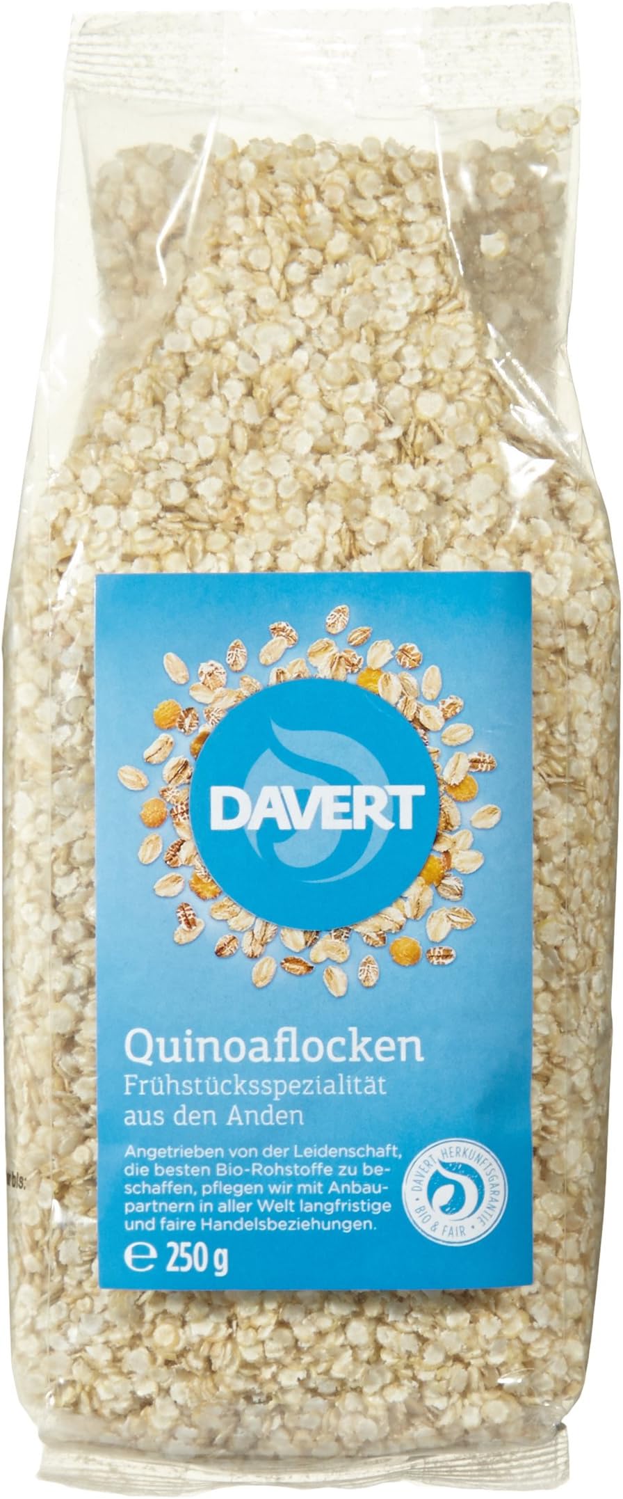 DavertQuinoa Flakes 250 g Pack of 3)
