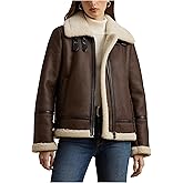 Lauren Ralph Lauren womens Faux Leather Single Breasted Jacket
