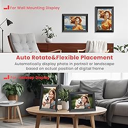 Frameo 10.1 Inch Digital Picture Frame, Smart WiFi