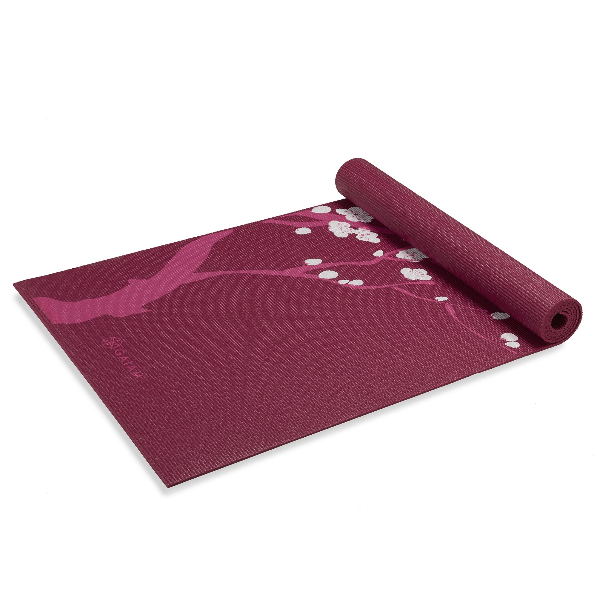 Gaiam Yoga Mat Premium 6mm Print Extra Thick Exercise & Fitness Mat