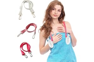 NVGUOES 3Pcs Shower Lanyard for Mastectomy Drain Holder with Hook, JP Drainage/Breast Cancer/Bilateral/Unilateral/Abdominal Debridement/Tummy Tuck Patients, After-Surgery Recovery Management