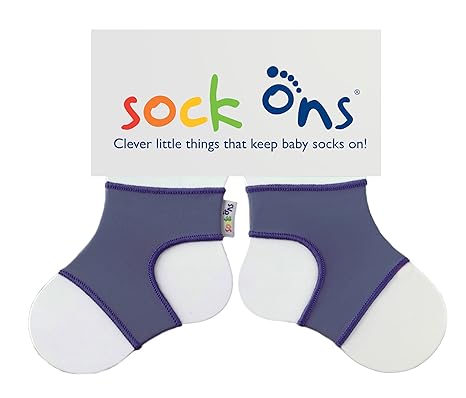 Sock Ons 90453.0 Sockenhalter Strumpfhalter, Small, 0-6 m, blaugrau