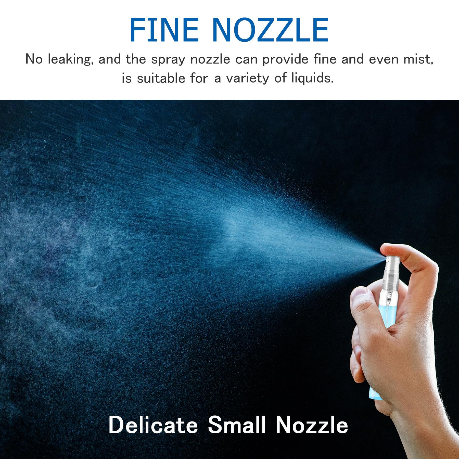 Csdtylh Mini Spray Bottles 70PCS 10ML Clear Glass Perfume Bottles Refillable Fine Mist Spray Bottles Empty Fragrance Sample Spray Containers Cosmetics Atomizer for Cleaning,Travel,Essential Oils
