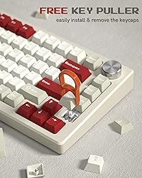 Womier Keycaps, Custom PBT Doubleshot Keycaps 60 65
