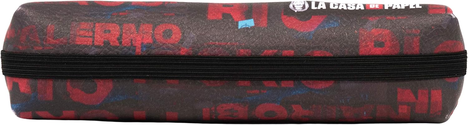 Money Heist Cities karactermania-Square Pencil case, Red - Image 3
