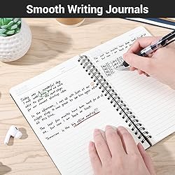 EUSOAR College Ruled Spiral Notebook, A5 12 packs